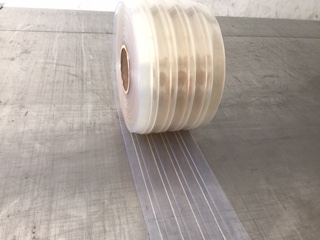 ESD clear strip curtain